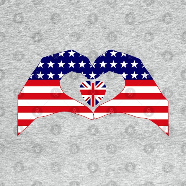 We Heart USA & UK Patriot Flag Series by Village Values